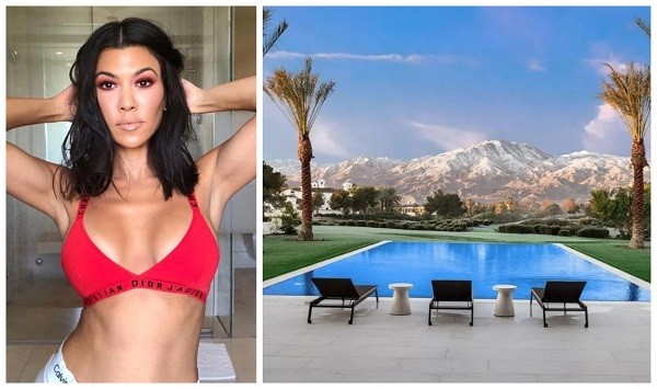 A mansão de 60 milhões de reais comprada pela socialite Kourtney Kardashian (Foto: Instagram/Divulgação)