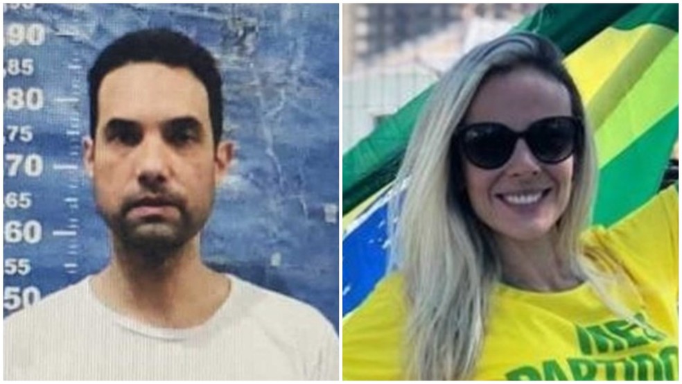 O vereador carioca Dr. Jairinho e Débora Mello Saraiva: inquérito por agressão à ex-namorada — Foto: Arte/G1