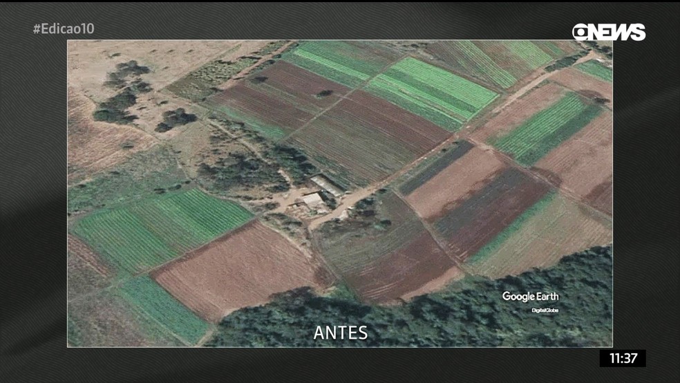 Imagens De Satelite Mostram Antes E Depois Do Rompimento Da Barragem Em Brumadinho Minas Gerais G1