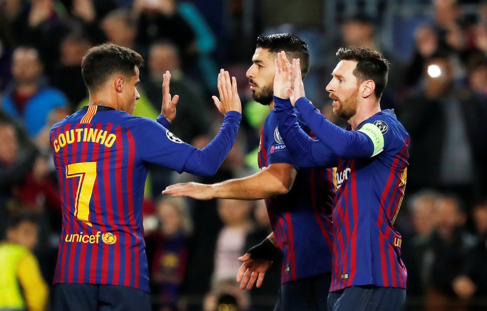 Dados do estudo são de 2018, quando Barcelona teve Coutinho no time — Foto: Susana vera/Reuters