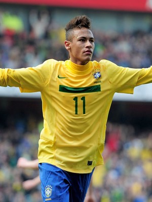 Neymar Comemoração Brasil x Escócia (Foto: Getty Images) Neymar Comemoração Brasil x Escócia (Foto: Getty Images)