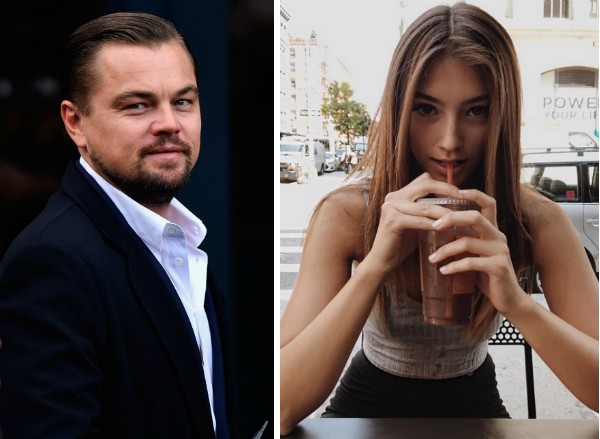 O ator Leonardo DiCaprio e a modelo Lorena Rae (Foto: Getty Images/Instagram)