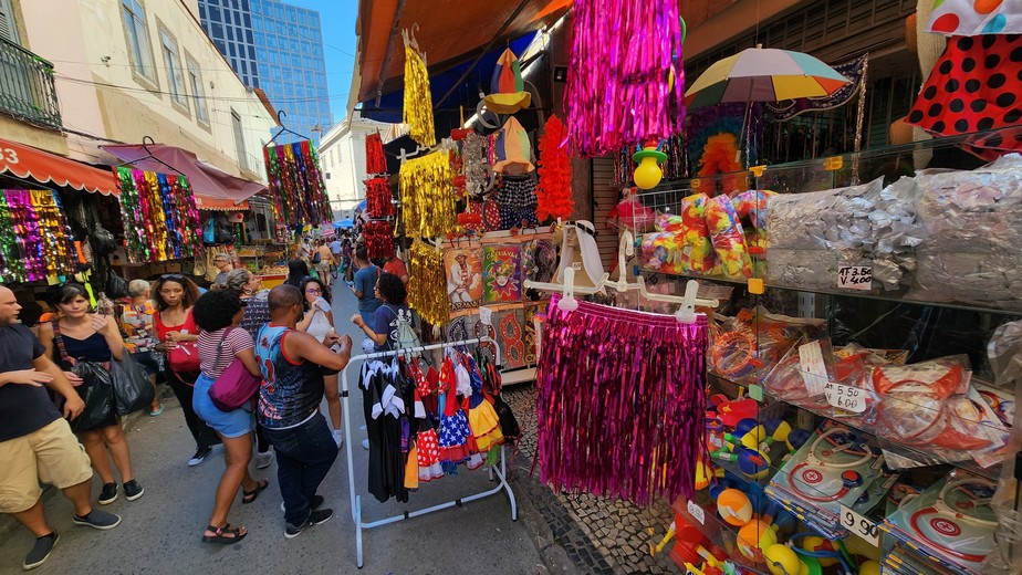 O comércio do Rio aposta na venda de produtos variados, e não apenas em chocolates