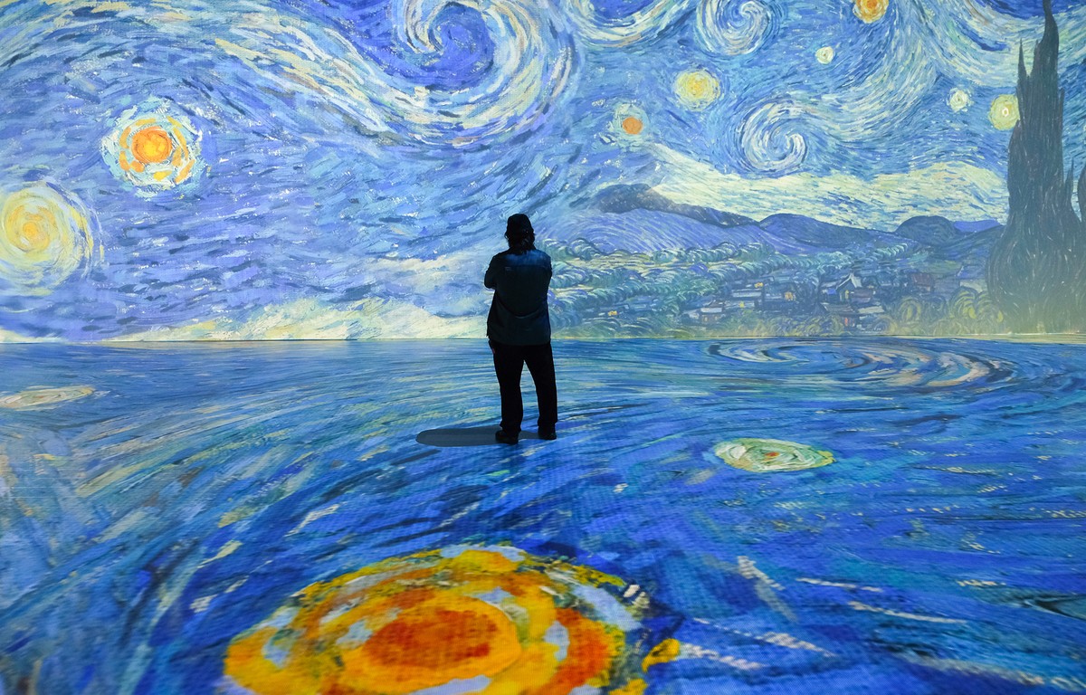 Exposi o Beyond Van Gogh Convida Visitante A entrar Na Obra Do 