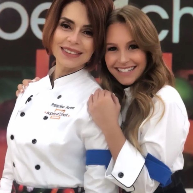 Françoise Forton e Carla Díaz no SuperChef Celebridades em 2018 (Foto: Reprodução/Instagram)