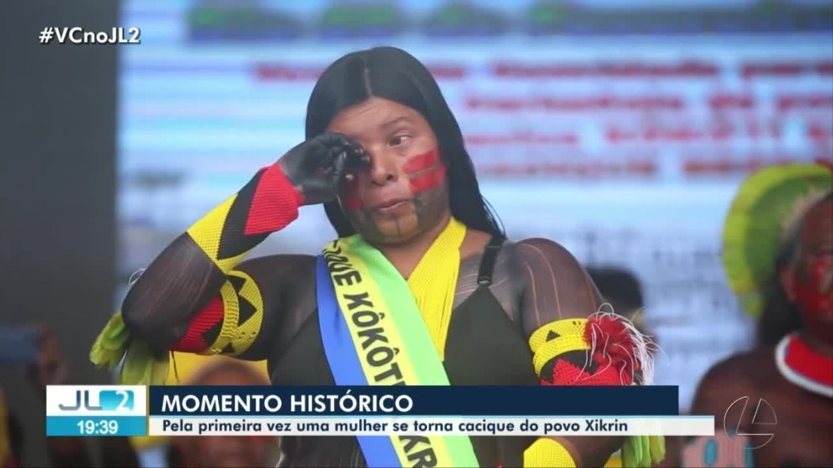 Pela primeira vez, uma mulher toma posse como cacique do povo Xikrin do Cateté