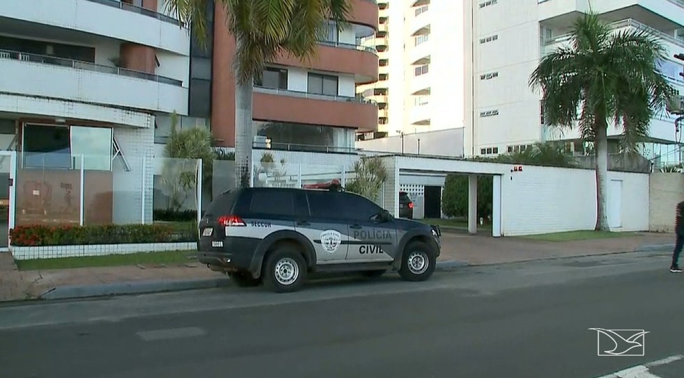 PolÃ­cia Civil cumpriu mandados em condomÃ­nio em SÃ£o LuÃ­s â€” Foto: ReproduÃ§Ã£o/TV Mirante