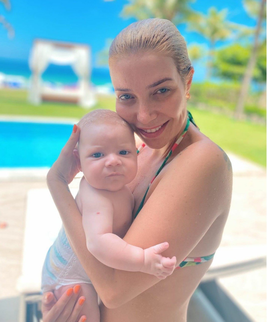 Luiza Possi e o filho Matteo (Foto: Reprodução / Instagram )