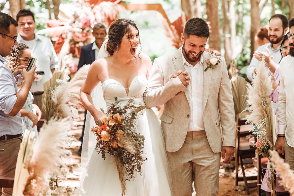 Milton e Jucianne decidiram durante casamento — Foto: Arquivo pessoal 