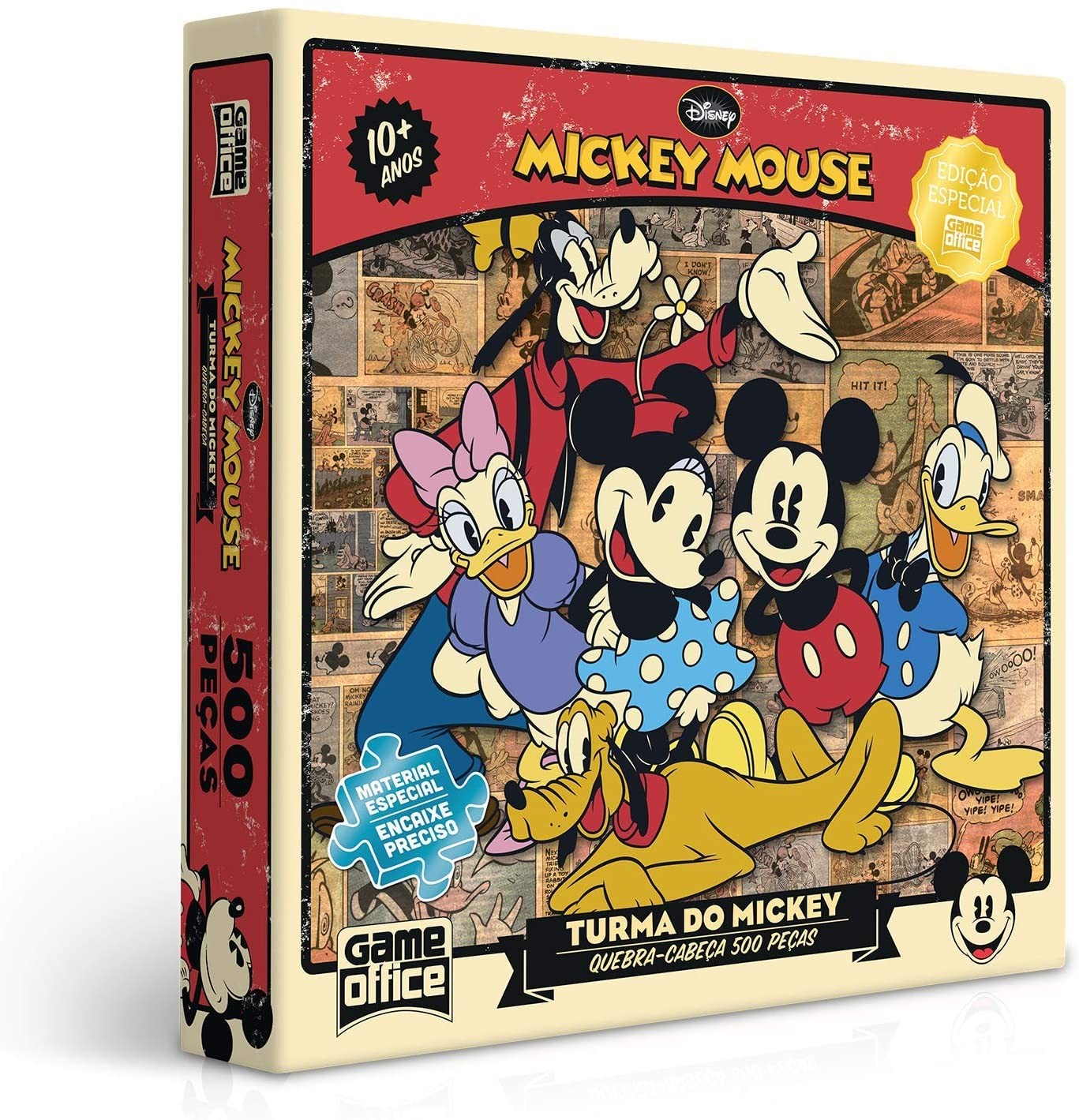 Quebra-cabeça 500 Peças a Turma do Mickey Toyster Brinquedos (Foto: Divulgação)