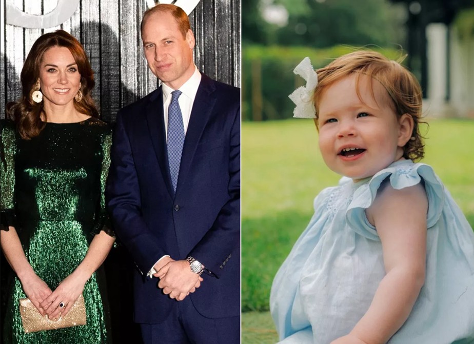 Kate Middleton e o príncipe William não vão a batizado de Lilibet, filha de Meghan Markle e príncipe Harry