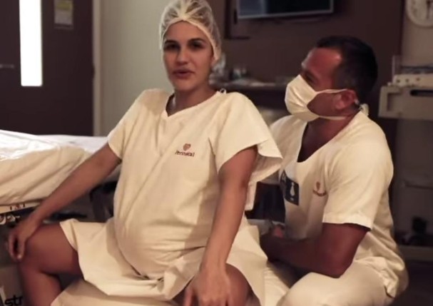 Kyra Gracie divide vídeo do parto de Rayan (Foto: Reprodução/Instagram)