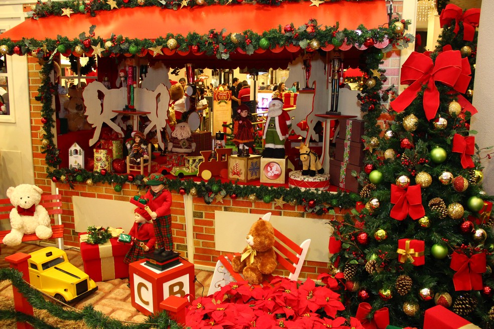 Decoração temática em shopping (Foto: Pantanal Shopping/ Assessoria)