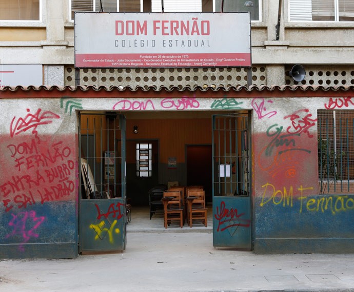 Dom Fernão será a outra escola da história (Foto: Ellen Soares / Gshow)