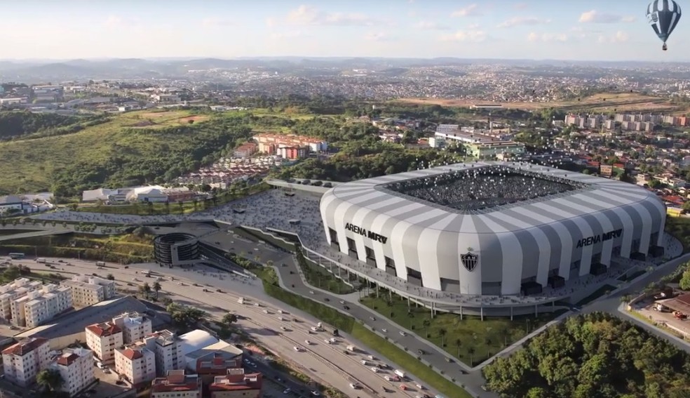Futuro Estádio do Atlético-MG; Arena MRV — Foto: Divulgação