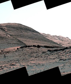 Rover Curiosity, da Nasa, fotografa paisagens de argila e sulfato em Marte