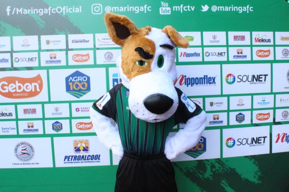Dogão, mascote do Maringá — Foto: Divulgação
