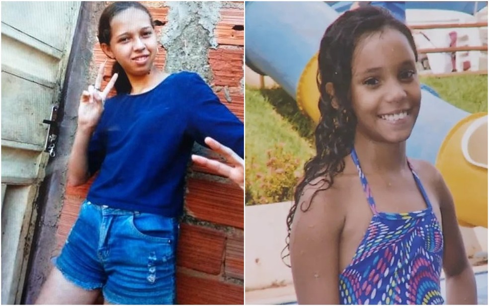 Thaís Lara (esquerda) e Luana Marcelo (direito) desapareceram da mesma forma, em Goiânia — Foto: Montagem/g1