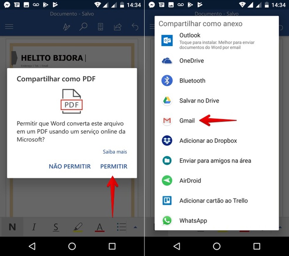 Como Fazer Um Currículo No Word Pelo Celular