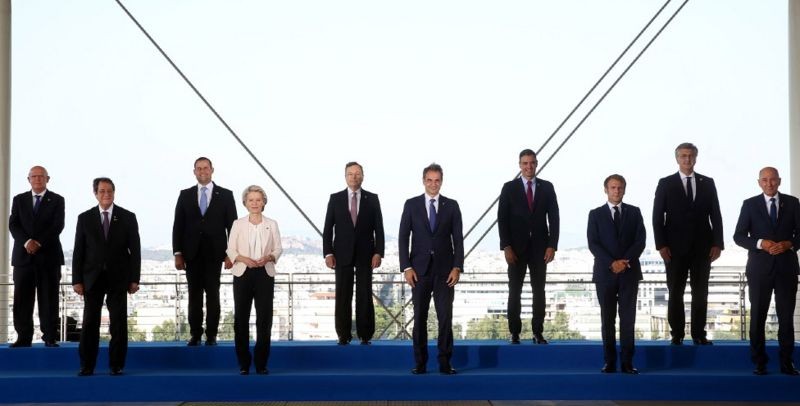 Em setembro, líderes de 9 países mediterrâneos se reuniram para discutir as mudanças climáticas (Foto: EPA)