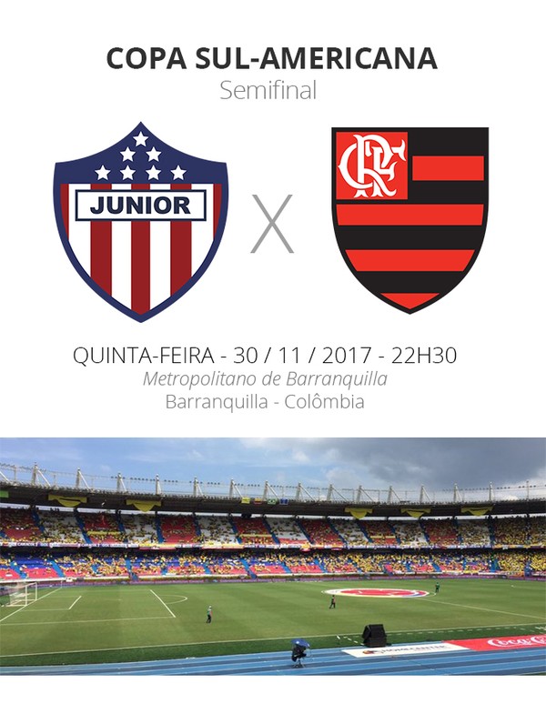 Copa Sul-Americana: tudo sobre Junior de Barranquilla x Flamengo pela semi