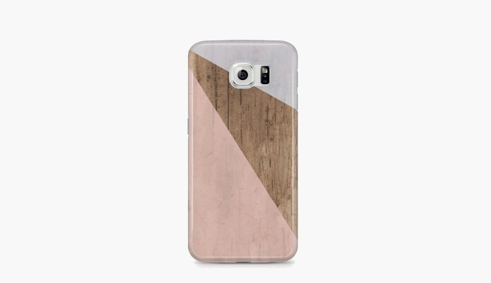 Capa com estampa de madeira para Samsung Galaxy S6 (Foto: Divulgação/Etsy)