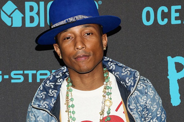 Pharrell Williams ultrapassou "Blurred Lines", música que produziu (Foto: Getty Images)