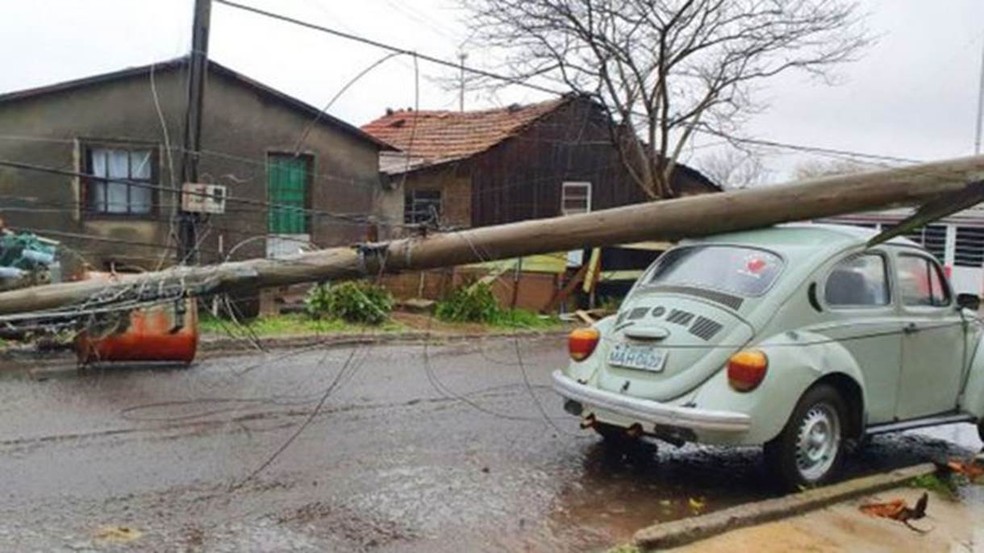 Formação de ciclones intertropicais ocorrem do encontro de duas massas: uma de ar quente e outra de ar frio. — Foto: SÃO JOAQUIM ONLINE/FOTOS PÚBLICAS