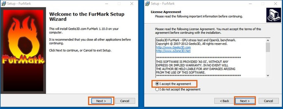 При запуске furmark отключается изображение