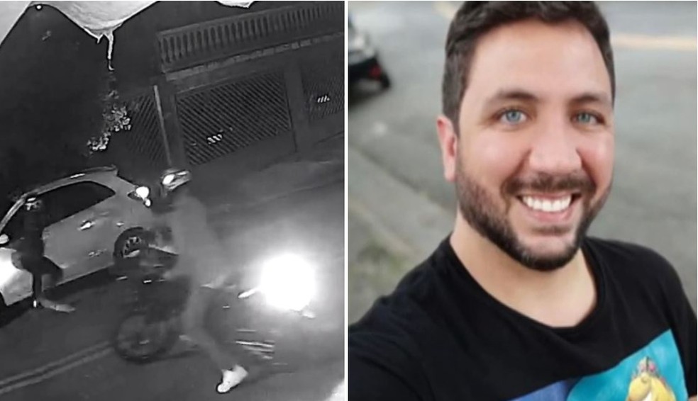 Jornalista é baleado durante assalto na Zona Oeste de São Paulo — Foto: Reprodução/TV Globo