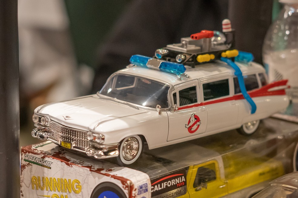 Cadillac Eldorado do filme Caça-Fantasmas — Foto: Eduardo Palácio/G1