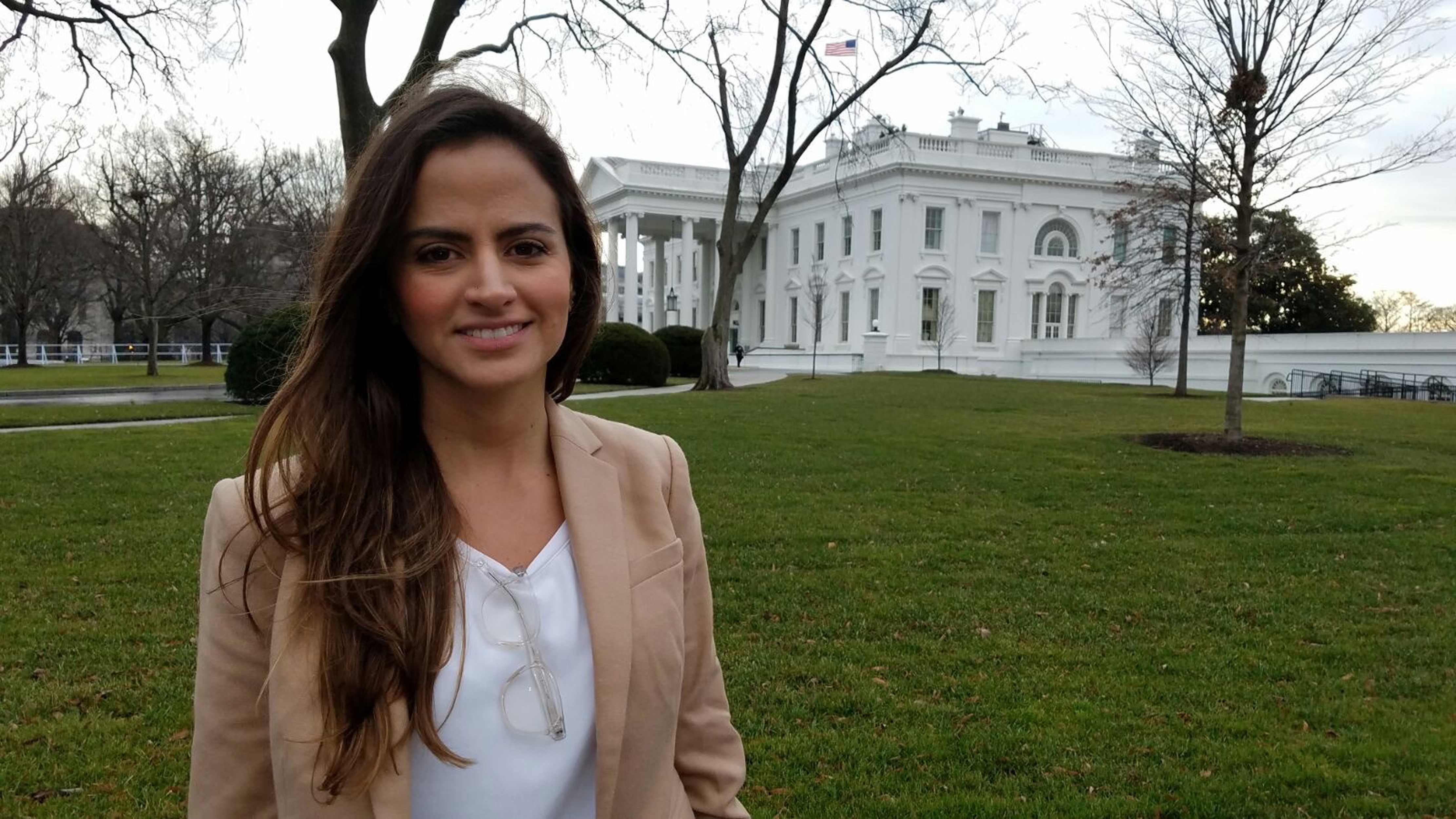 Raquel Krähenbühl, a correspondente da Globo