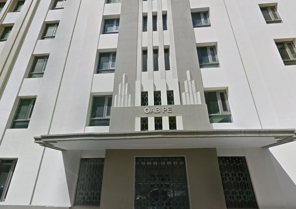 OAB de Pernambuco fica no Centro do Recife &mdash; Foto: Reprodu&ccedil;&atilde;o/Google Street View