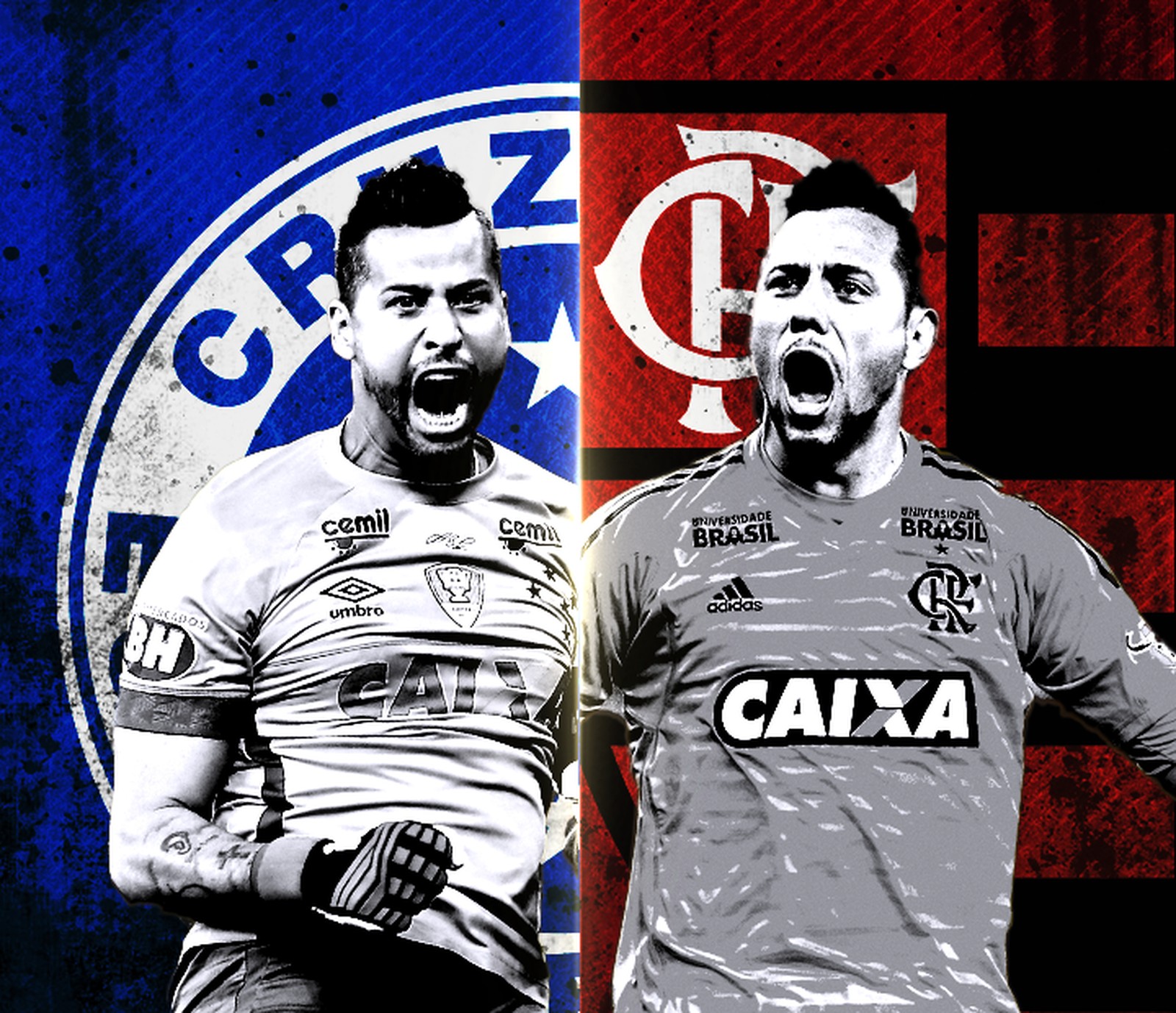 O duelo à parte de Fábio e Diego Alves no Mineirão