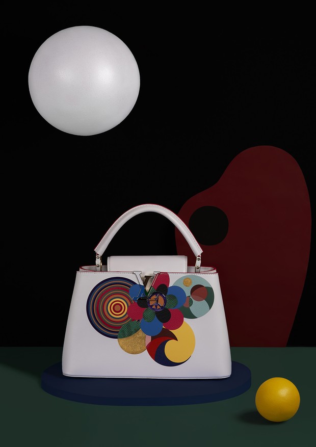 Bolsas Louis Vuitton criação de Beatriz Milhazes para Coleção Capucines (Foto: Giovanna Gebrim)