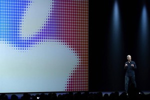 Tim Cook durante evento da Apple (Foto: Agência EFE)