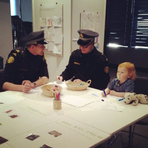 Polícia de Reykjavik (Foto: Instagram / Divulgação)