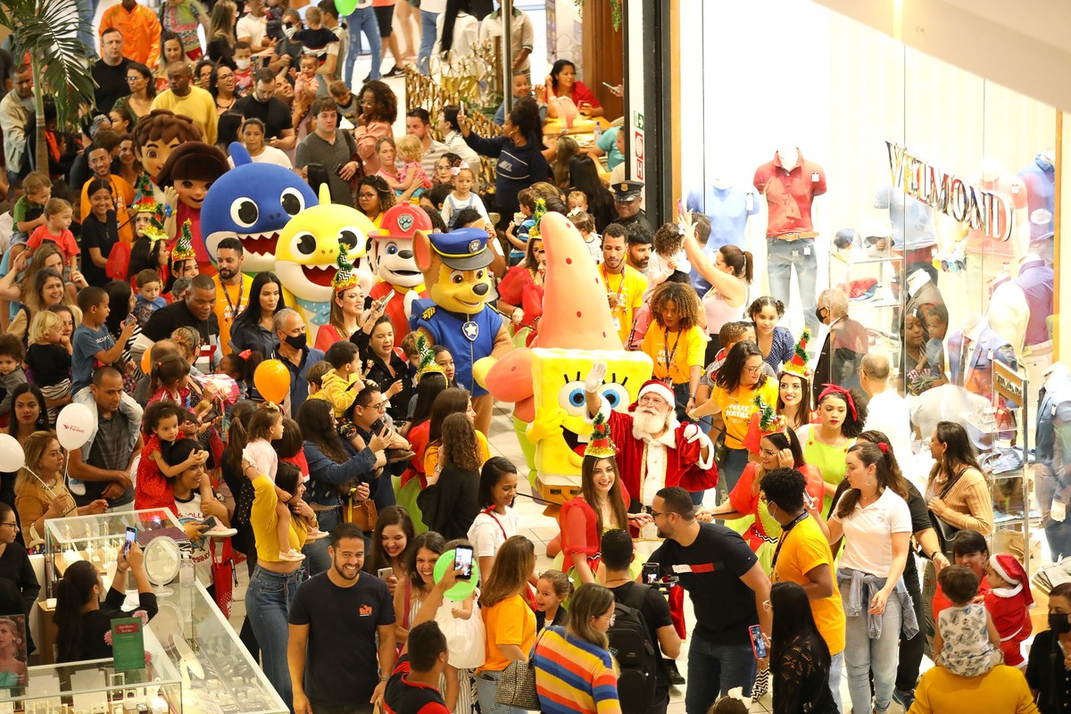 Gratuito Shopping Paralela realiza encontros com personagens da Nickelodeon de 12/11 a 18/12