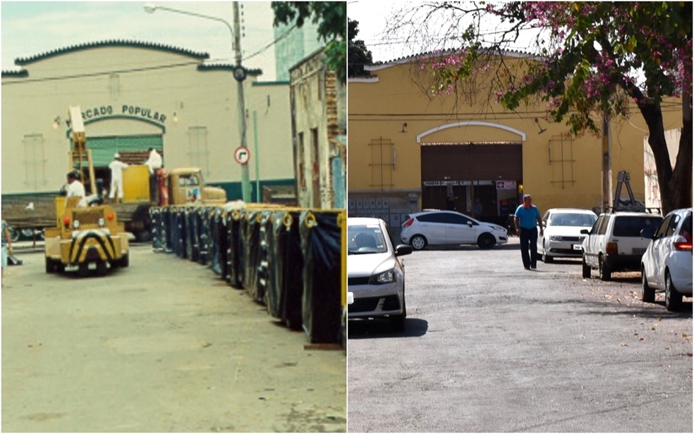 Rua 57 foi fechada na época do acidente (Foto: (Divulgação/ Cnem) (Paula Resende/ G1))