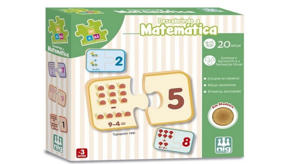 Conta Fácil Brinquedo Educativo Primeiras Noções de Operações Matemáticas  Brinquedos Educativos Bambalalão Brinquedos Educativos