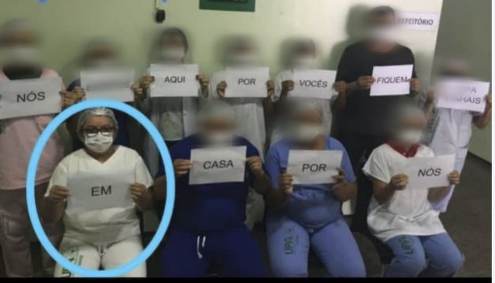 Paciente que morreu por Covid-19 em São Luís (MA), participou da campanha 'Fique em casa' — Foto: Reprodução/Redes Sociais