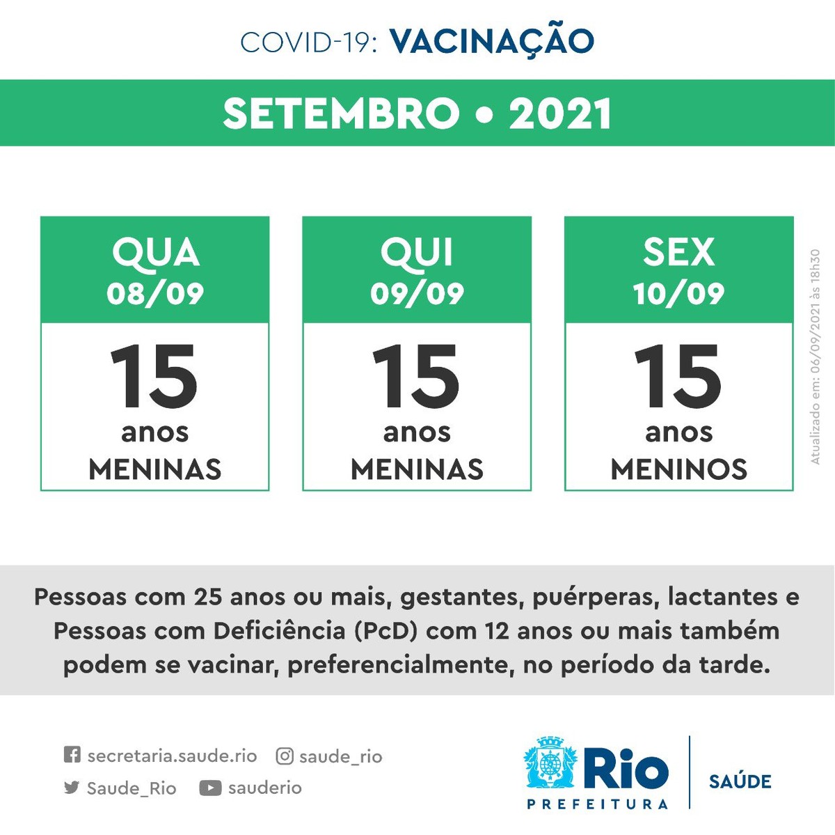 Rio Retoma Vacinacao De Adolescentes Nesta Quarta Feira Com Aplicacao Em Meninas De 15 Anos Rio De Janeiro G1