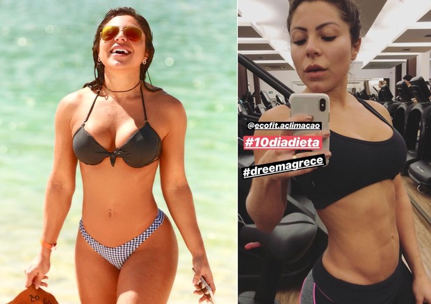 Andressa Ferreira mostra resultado de 10 dias de dieta (Foto: Reprodução/Instagram)