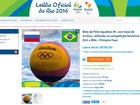 Leilão online oferece de bolas a bandeiras usadas na Olimpíada 