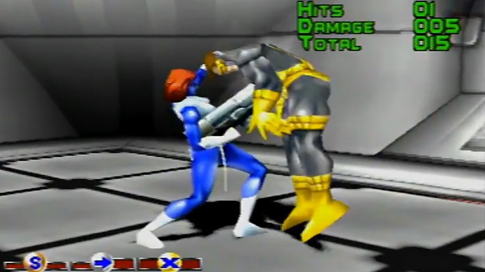 Mística fcou de fora de Marvel vs. Capcom 3 por seus poderes não serem práticos, mas jogadores talvez se lembrem dela em X-Men: Mutant Academy do PlayStation One (Foto: Reprodução/YouTube)