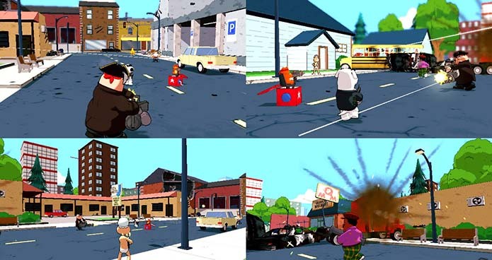 Jogos de Family Guy pecavam pela falta de criatividade(Foto: Reprodução)