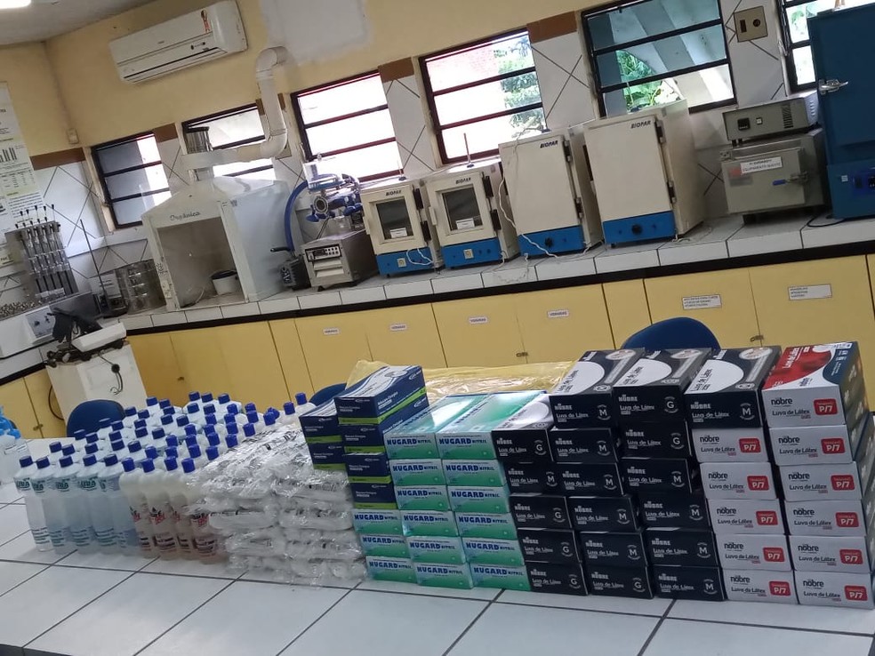 Hospitais de mais de 10 municípios receberam as doações — Foto: Divulgação/IFPI