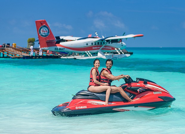 Agatha Moreira e Rodrigo Simas de férias nas Maldivas (Foto: Lux Resorts and Hotels Maldivas/ Divulgação)
