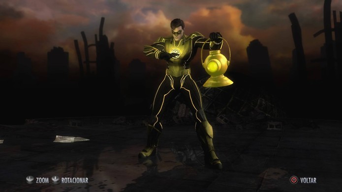 Skins de Injustice: Hal Jardon Yellow Lantern (Foto: Reprodução/Felipe Vinha)