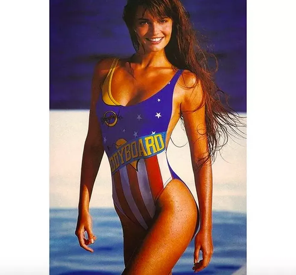 A top tcheca Paulina Porizkova em fotos dos anos 1980 — Foto: Reprodução/Instagram